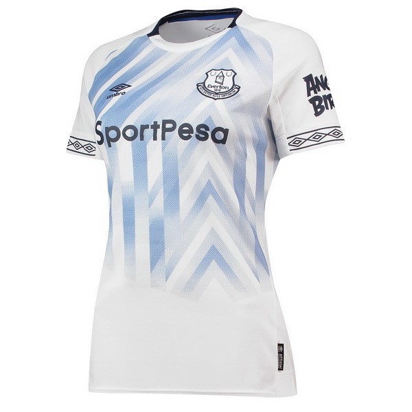Camiseta Everton Tercera equipación Mujer 2018-2019 Blanco